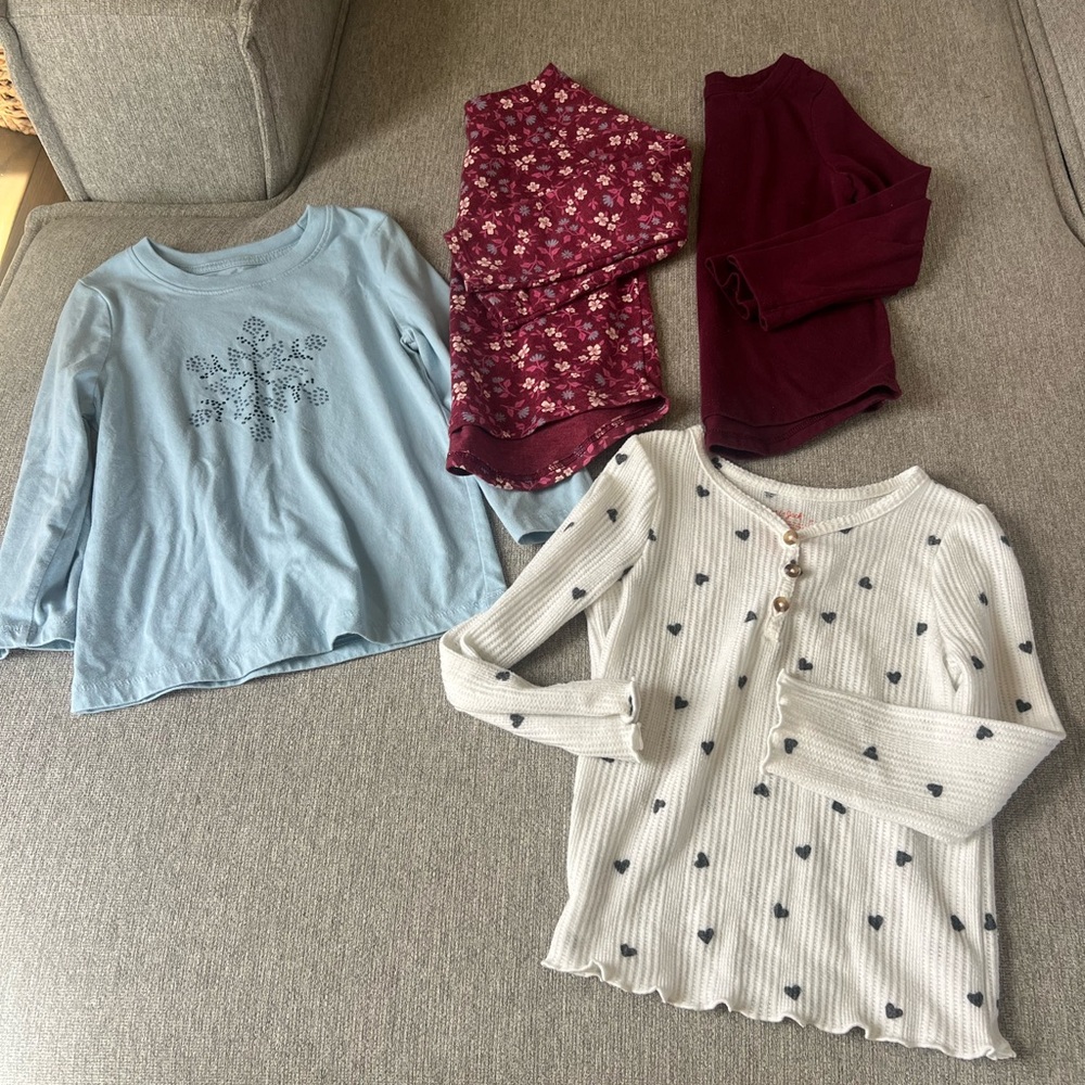 Cat & Jack Toddler Girl Shirts